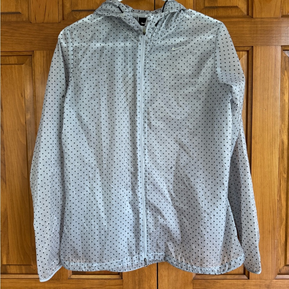 🏃‍♀️ Nike Women’s Polka Dot Running Windbreaker Jacket Size Large